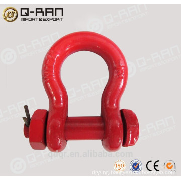 US type drop forged drop forged screw pin bow shackle 213